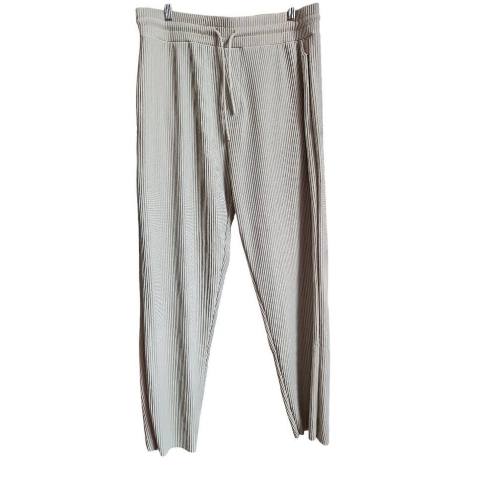 Zara ribbed straight leg pants size Large